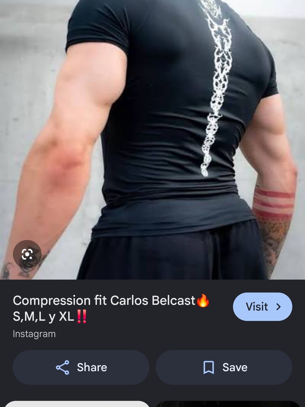 Gymshark CARLOS BELCAST Baselayer Tee - Picture 3 of 9